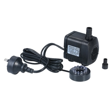 LED Light Submersible Pump 800L/H Ultra-Quiet Aquarium Pond Tank Pool Water Fountain Pump AU Plug
