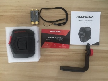 Dual module red laser line projector