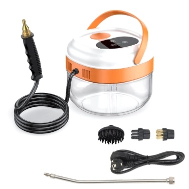 Steam Cleaner for Home Kitchen Range Hood Car Cleaning Quick Heating High Temperature Steam Washer Portable Handheld Pressurized Steam Cleaning Machine