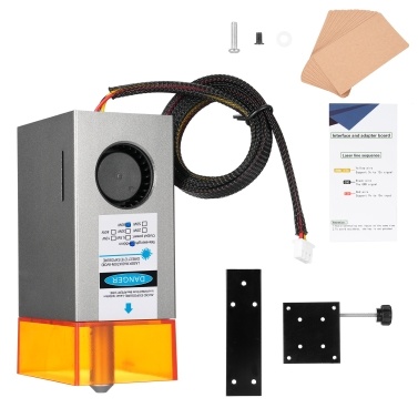 80W 24V Alloy Laser Module Laser Engraving Module Laser Head Module Built-in Air Pump with Air Auxiliary Function