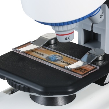 Kids Microscope 40X~1200X Magnification Mini Desktop Beginner Microscope Kit Battery Operated with LED Light for Boys Girls Students Science Curious Kids