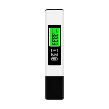 KKmoon 3 in 1 Water Quality Tester Water Quality Analyzer TDS/EC/Temperature Meter Data Hold Backlight Display Tester White