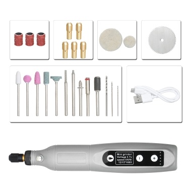 5-Speed  Adjustment Mini Electric Grinder Tool Set