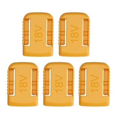 KKmoon 5pcs Lithium-Ion Batteries Storage Bracket Dedicated Battery Clip Battery Mount Dock Holder Replacement for De-walt DCB200 18/20V Battery 14.4V-60V Battery