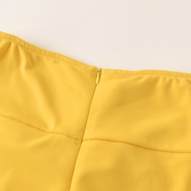 Women Casual Pants Straight Leg Pants High Waist Zipper Solid OL Work Wear Trousers