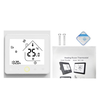 Smart Thermostat Intellight Temperature Controller 5A water Floor Heating for Home No Wi-Fi -- White