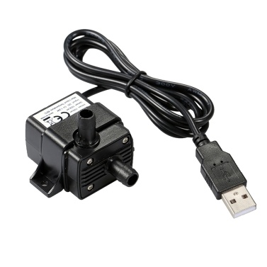 DECDEAL USB Brushless Water Pump Ultra-quiet Mini DC5V Micro Brushless Water Oil Pump Waterproof Submersible Fountain Pump Aquarium Circulating 120L/H 1.2W Lift 3.28ft