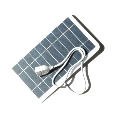 2W 5V Small Solar Panel with USB DIY Monocrystalline Silicon Solar Cell