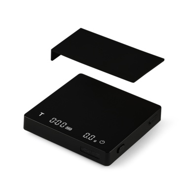 MHW-3BOMBER Mini Coffee Scale with Timer, 2kg/0.1g Accurate 3 Modes Type-C Rechargeable Portable Digital Scale for Espresso and Pour Over Coffee with Silicone Insulation Cover