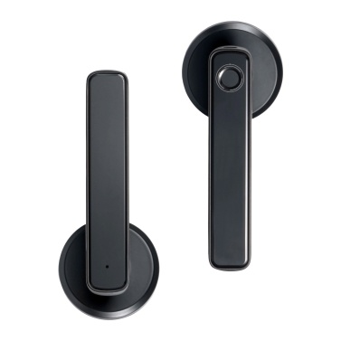 Smart Fingerprint Door Lock Keyless Entry Door Lock Handle Emergency Unlocking of Type-C USB Charging Port Password Door Lock Keyless Biometric Door Lock for 35-50mm Office Home Bedroom Door