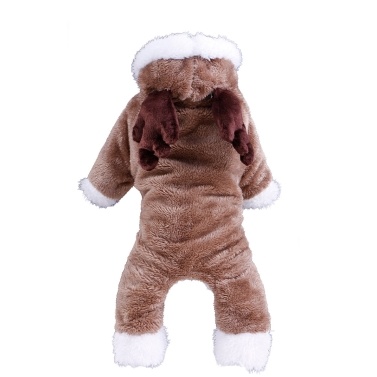 Soft Warm Dog Pet Clothes Apparel Hoodie Coral Fleece Small Dogs Puppy Coat Four Legs Design Lovely Sheep Cosplay Costumes
