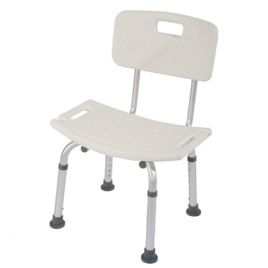 Adjustable Height Elderly Bath Tub Shower Chair Bench Stool Seat Non-slip