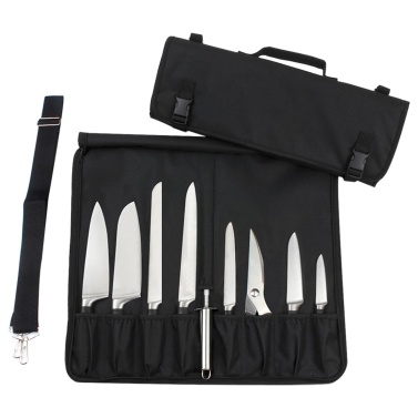 Knife Case Chef's Knife Roll Bag with Durable Shoulder Strap and Handle
