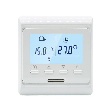 Water Heating Thermostat 2.6Inch LCD Display Digital Weekly-programmable Room Thermostat Child Lock Intelligent Thermostat