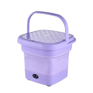 Portable Folding Washing Machine Mini Electric Barrel Laundry Without Dryer Bucket