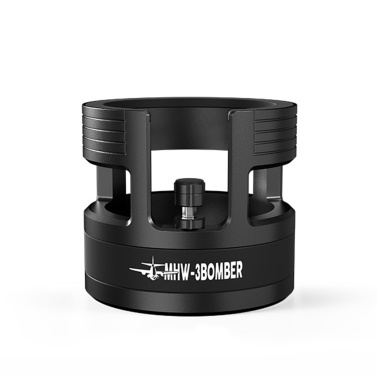 MHW-3BOMBER 58MM Espresso Tamping Station 18-30mm Adjustable Height Coffee Portafilter Holder with Self Adjusting Espresso Tamper Station with Non-slip Silicone Mat for 58MM Espresso Portafilter Coffe