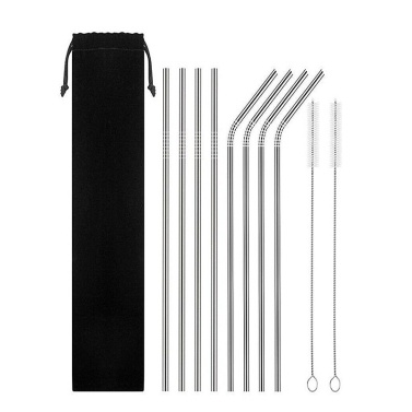Reusable Metal Straws Set