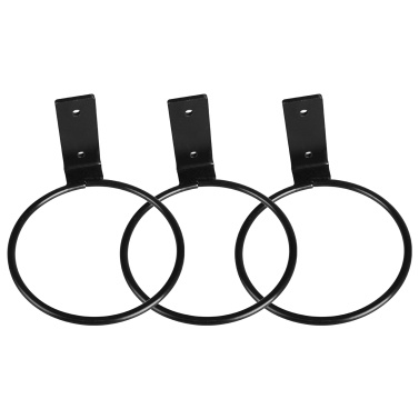 3 Pcs Flower Pot Holder Ring Wall Mounted 4 inch Plant Wall Hanger Rings Metal Plant Hooks Holders Wall Planter Hook