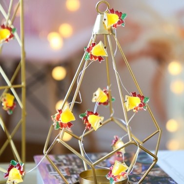 10ft 30LEDs Christmas Decorative Hanging Lights Warm White Fairy String Lights Battery Powered Backyard Lighting for Party Outdoor Garden Patio