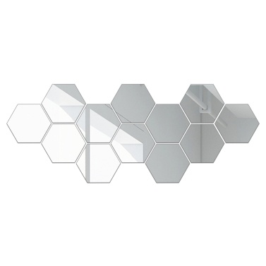 Flexible Reflective Hexagon Mirror Sheets