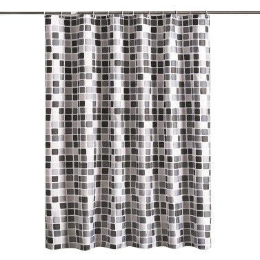 1pc Waterproof Shower Curtain Geometric Printed Bath Curtains Mosaic Pattern Polyester Cloth Bathroom Accessories