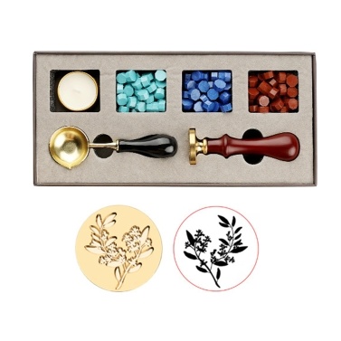 Retro Letters Wax Seal Stamp Set