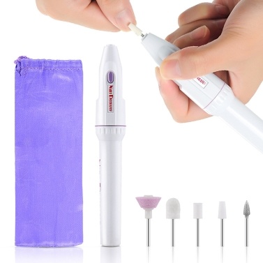 Portable Electric Nail File Machine for Nails Gel Nails Kit Nail Drill Bits Manicure Kit Pedicure Tools Best Gifts for Women Girls