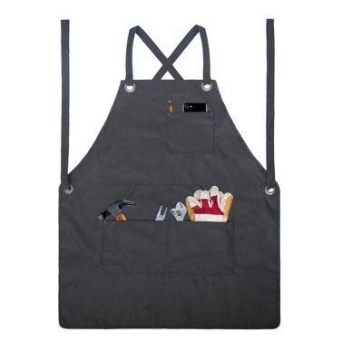 Garden Tool Apron with Pockets Adjustable Waist Tool Apron