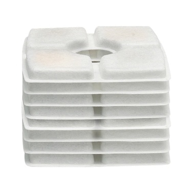 8PCS Active Carbon Resin Square  Filter Pet Water Dispenser Filter Replacement