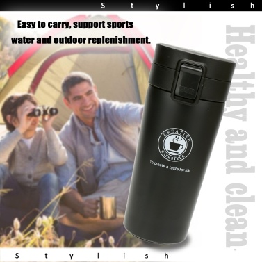 Neue Stilvolle Vacuum Cup Reise Geschenk Kaffeetasse Bounce Deckel Edelstahl Vakuum Flasche