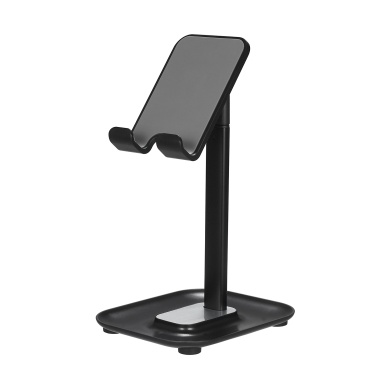 Desk Cell Phone Stand Desktop Mobile Phone Holder Angle Adjustable Height Adjustment Compatible with Smartphone Tablets within 12.9-in
