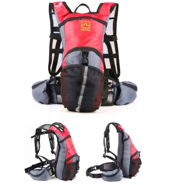 Cycling Bicycle Bike Sport Hiking Climbing Hydration Backpack Rucksack Water Pack Bag Blue