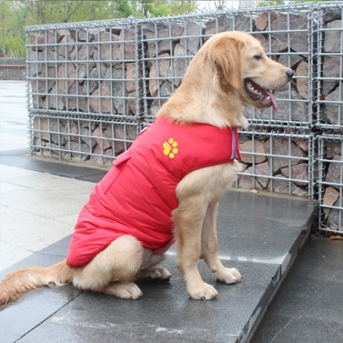 Pet Dog Vest Jacket Coat Reversible Winter Cold Weather Warm Dog Apparel Clothes Sleeveless Clothing