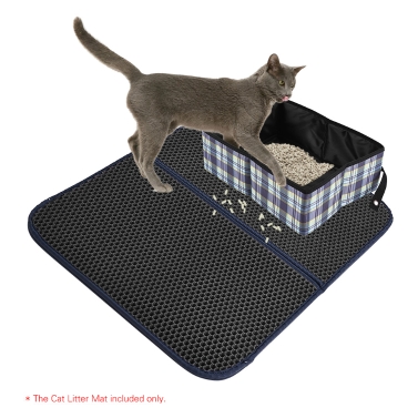 Premium Cat Litter Trapper Mat Pad Larger Honeycomb with Waterproof Base Layer EVA Foam Rubber 72 * 55cm / 28 * 22in