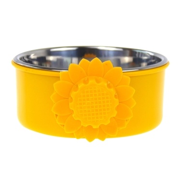 Fixed Pet Food Bowl Dog Water Bowl Stainless Steel Removable Food Water Bowl Hanging Cage Cup for Dogs Cats Birds Small Animals