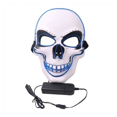 Halloween Mask EL Wired Light Up Mask Cosplay Scary Mask for Halloween Festival Party