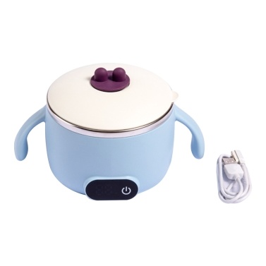 Kids Heating Feeding Bowl With Lid Thermal Insulated Baby Smart Electric Bowl USB Rechargeable