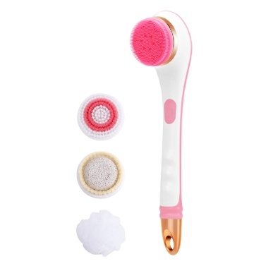 4 in 1 Multifunctional Bath Tool Long Handle Electric Bath Brush