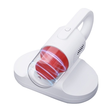 Bed Vacuum Cleaner with Blue Light Washable HEPA Filter 15KPa Suction 400W Powerful Mattress Vacuums for Fur/Hair/Dander/Dust on Fabric Surfaces