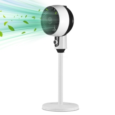 90 Degrees Oscillating Pedestal Fan High Velocity 3 Speeds Quiet Standing Floor Fan for Living Room / Bedroom / Kitchen and Home Office