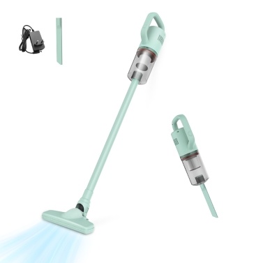 Cordless Stick Vacuum Cleaner for Home Rechargeable Handheld 8000Pa Household Vacuum Cleaner 2 Gear Adjustable Portable Vacuum Cleaner with Retractable Stick Flat Nozzle 1.2L Removable Dust Bucket