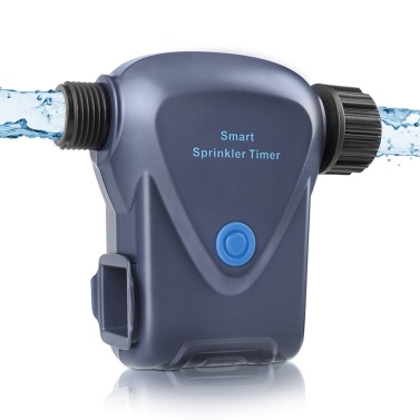 Sprinkler Timer Single Outlet Automatic Watering System Irrigation Timer with Universal 3/4 inch Pipe Connector IP67 Waterproof Water Timer for Garden Lawn Pool(Gateway is Required BUT Not Include)