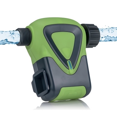 Sprinkler Timer Single Outlet Automatic Watering System Irrigation Timer with Universal 3/4 inch Pipe Connector IP66 Waterproof Water Timer for Garden Lawn Pool(Gateway is Required BUT Not Include)