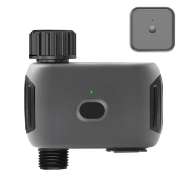 Wi-Fi Smart Sprinkler Timer 1 Outlet Automatic Watering System Irrigation Timer with APP Control/Rain Delay/Programmable Water Timer for Garden Hose with Wi-Fi Gateway