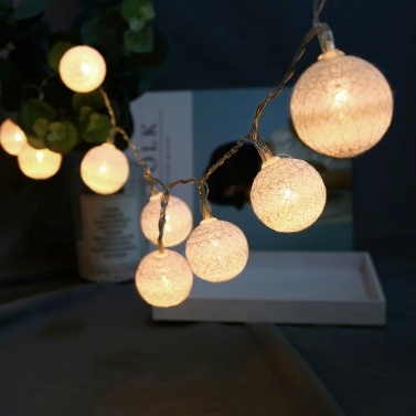 Wattebausch Girlande Led Urlaub String Licht Valentinstag Geburtstag Hochzeit Dekoration Wirtschafts Licht Fee Lampe String