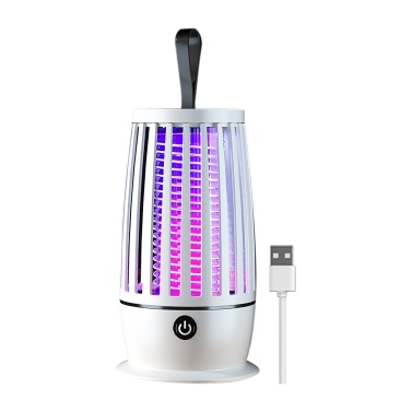 Mosquito Killer USB Hanging Bug Zapper Trap Lamp With Warm White Night Light