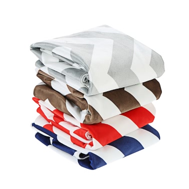18"*18" Zig-Zag Pattern Decorative Sofa Chair Square Throw Pillow Case Well-made Soft Cushion Cover Zig Zag Stripes Pattern Pillow Cover 45*45cm Pillow Sham with Hidden Zipper Closure--Brown & White
