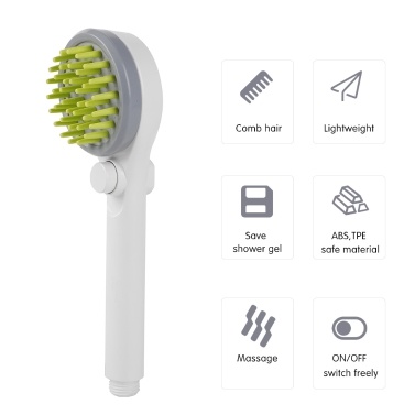 Pet Combing Shower Sprayer Pet Dog Bathing Grooming Massage Brush Tool Water Sprinkler Brush for Dogs Cats