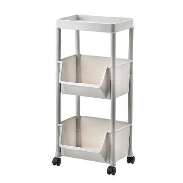 Storage Trolley Rolling Cart Kitchen Tier Wheel Storage  Rack