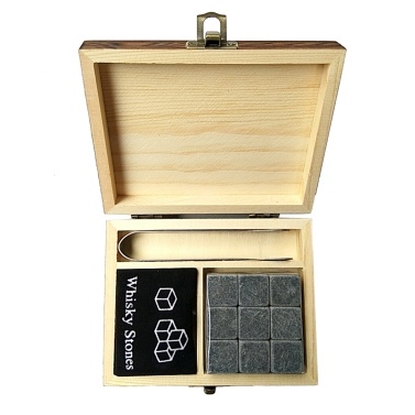 9PCS Whiskey Stones Set Chilling Stones